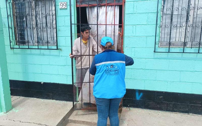 Más de 900 viviendas inspeccionadas en Palín, Escuintla, tras secuencias sísmicas