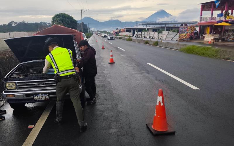 CA-1 Occidente encabeza las carreteras con más percances, Provial llama a extremar precauciones