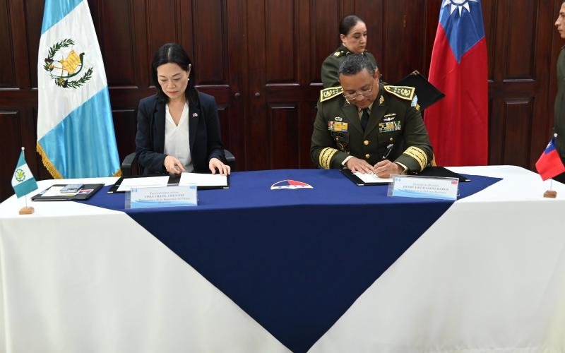 Lanzamiento de la Cooperación Castrense entre Guatemala y la República de China (Taiwán) 2025-2026