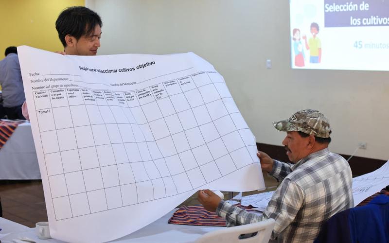 Agricultores agradecen formación en la metodología SHEP 