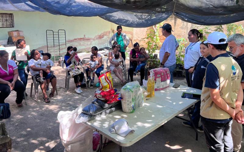Asistencia alimentaria llega a hogares con niños en situación de desnutrición aguda