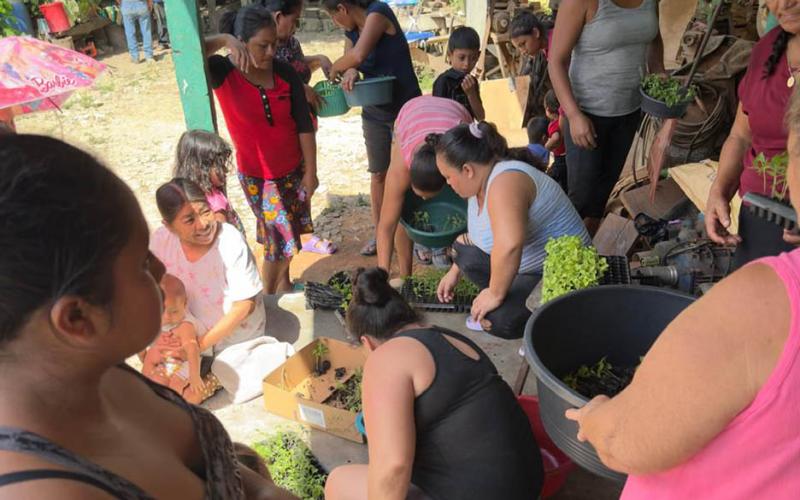 Distribuyen pilones en Dolores, Petén