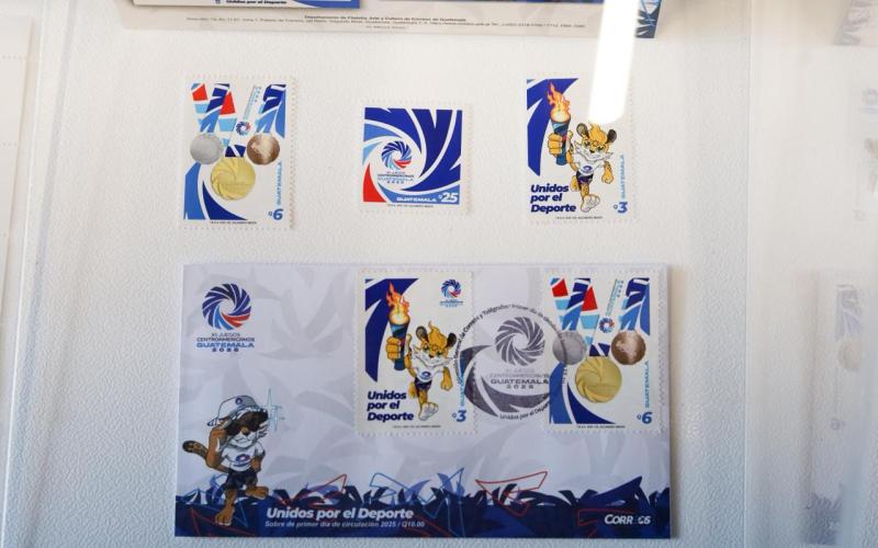Rinden homenaje al espíritu deportivo con la emisión postal de los Juegos Centroamericanos 2025