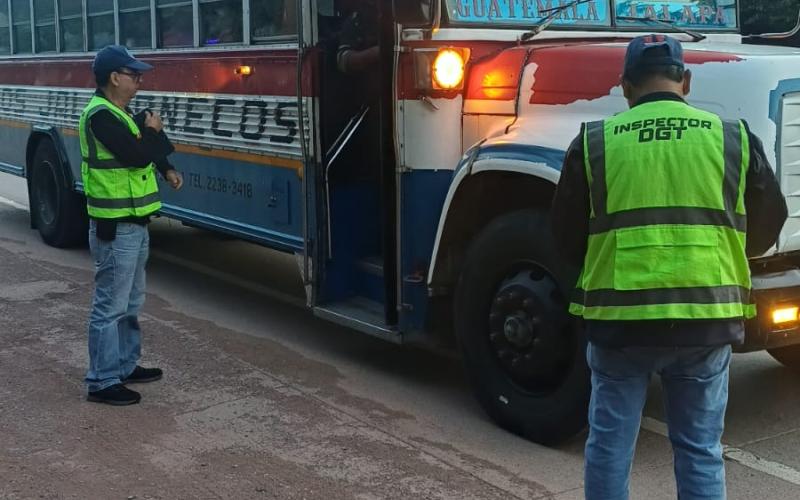 DGT fortalece el control y la seguridad vial en San Antonio La Paz, El Progreso