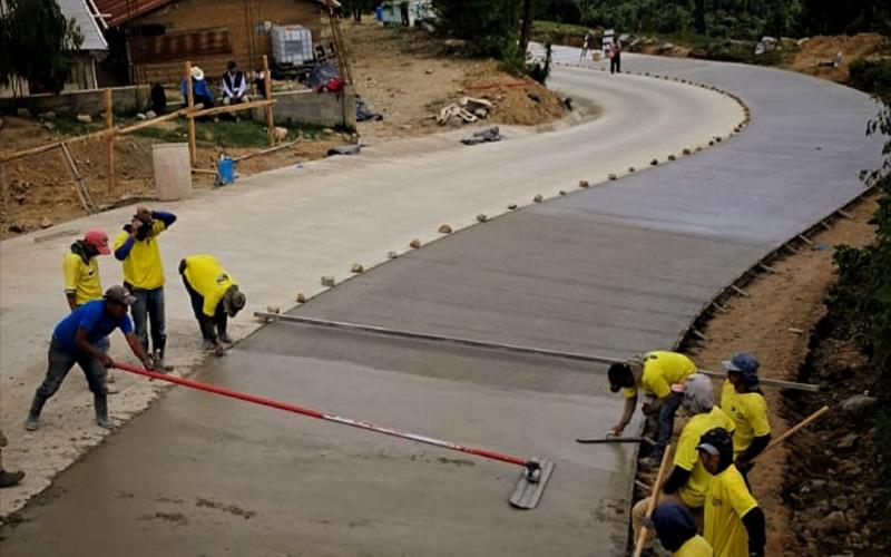 Concreto y obras transversales aseguran una vía resistente para Huehuetenango
