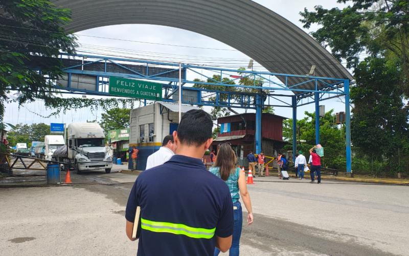 DGT fortalece coordinación interinstitucional en el puesto fronterizo de Corinto
