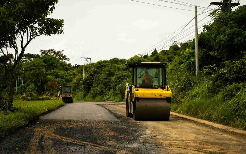 Caminos inicia la renovación de 4.4 km entre Barberena y Pueblo Nuevo Viñas
