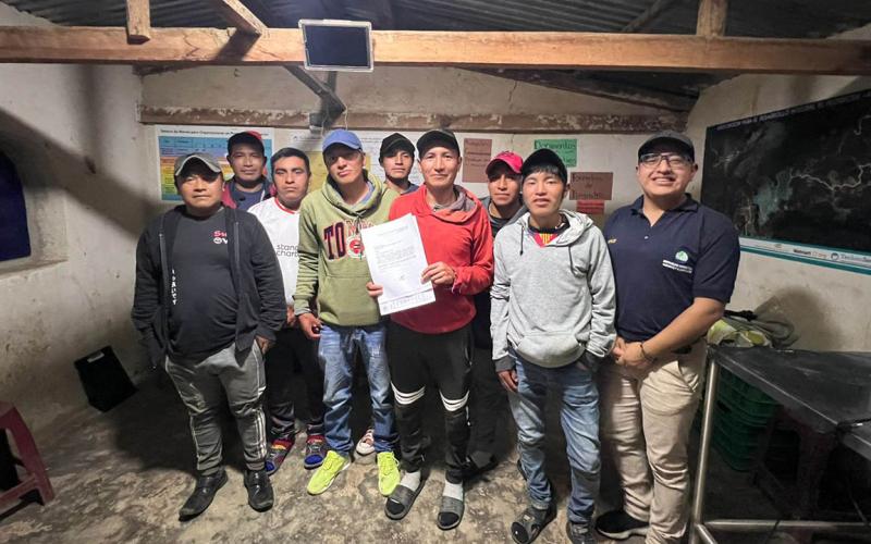 Promoviendo la organización de productores en Santa Catarina Ixtahuacán