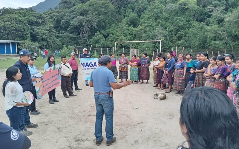 Promueven alimentación saludable en Purulhá