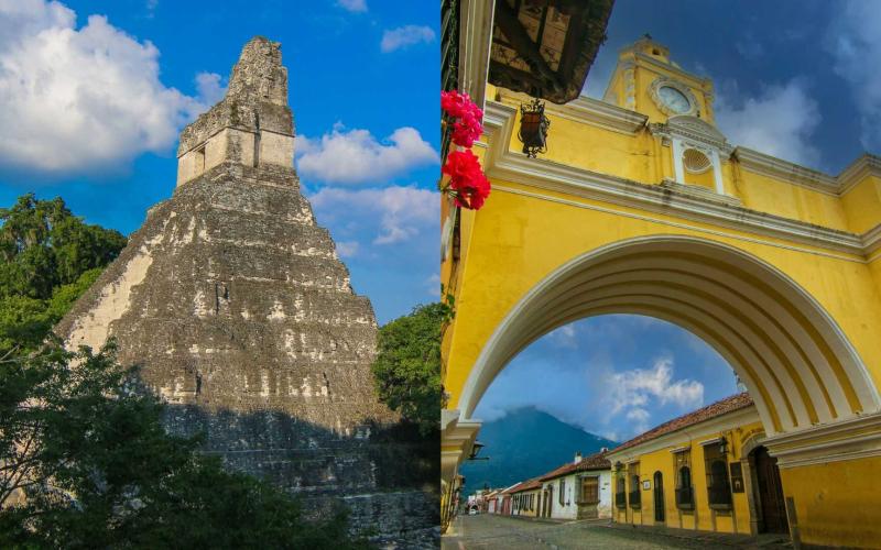 Tikal y la Antigua Guatemala celebran 46 años de su declaración como Patrimonio de la Humanidad