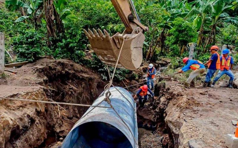 Avanzan obras entre Acceso Miramundo, Laguneta, San Carlos Alzatate y Morazán
