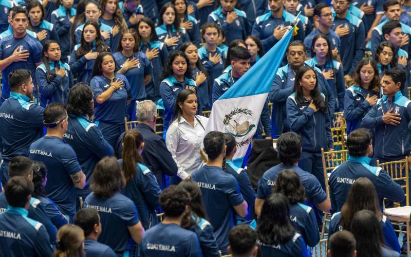 Juramentación atletas Juegos Centroamericanos 2025