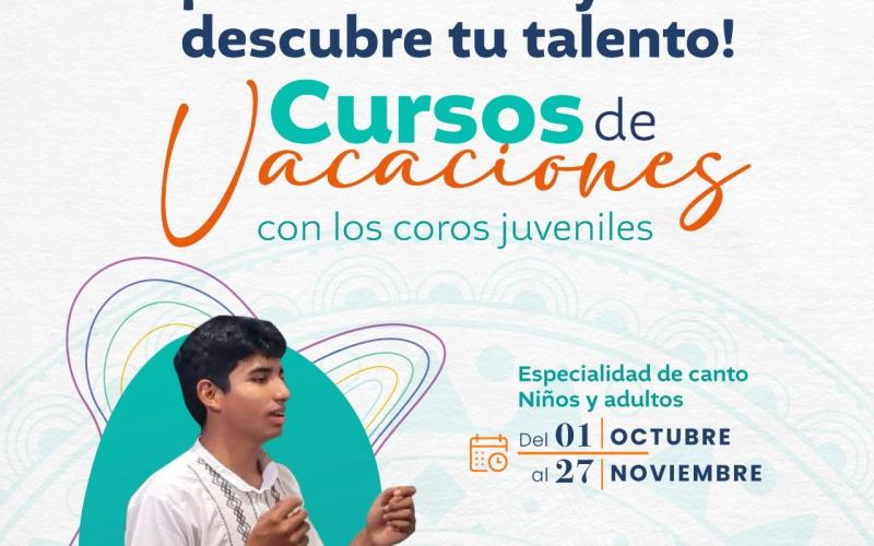 cursos de expresión vocal y coral del MCD