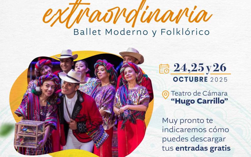 Ballet Moderno y Folklórico: temporada extraordinaria