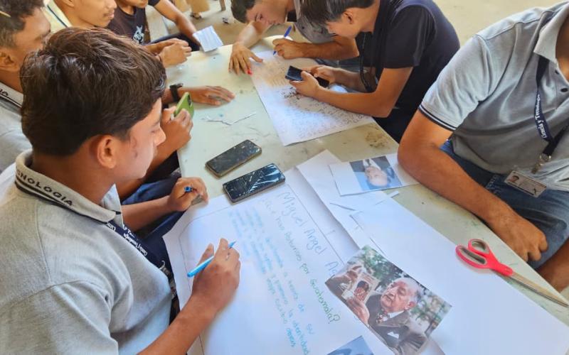 Miguel Ángel Asturias Melchor de Mencos, Petén