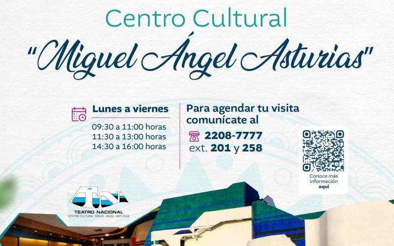 Recorridos guiados en el Centro Cultural “Miguel Ángel Asturias”