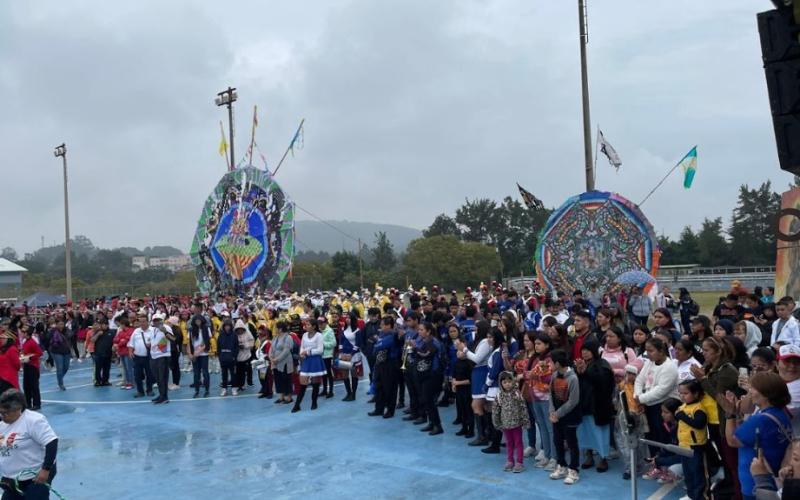 Barriletes Gigantes en el Parque Erick Barrondo