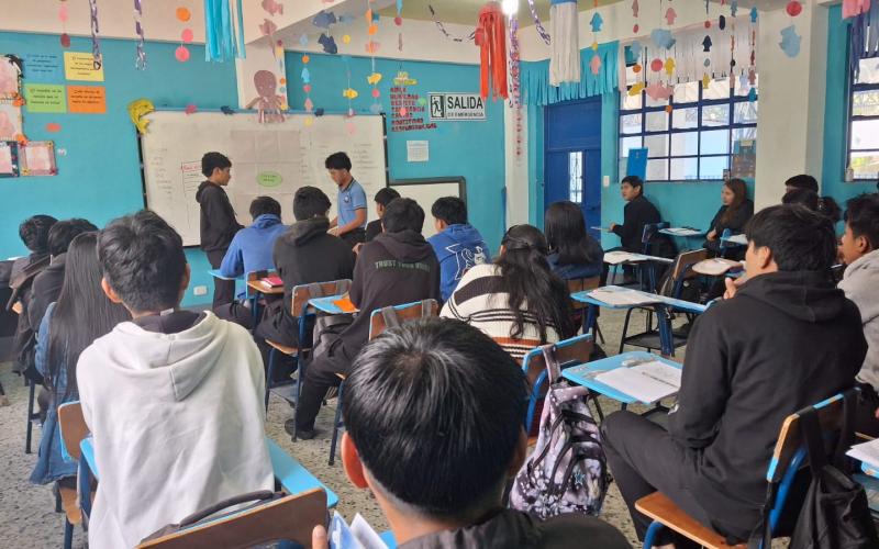 San Ildefonso Ixtahuacán promueven la cultura de paz