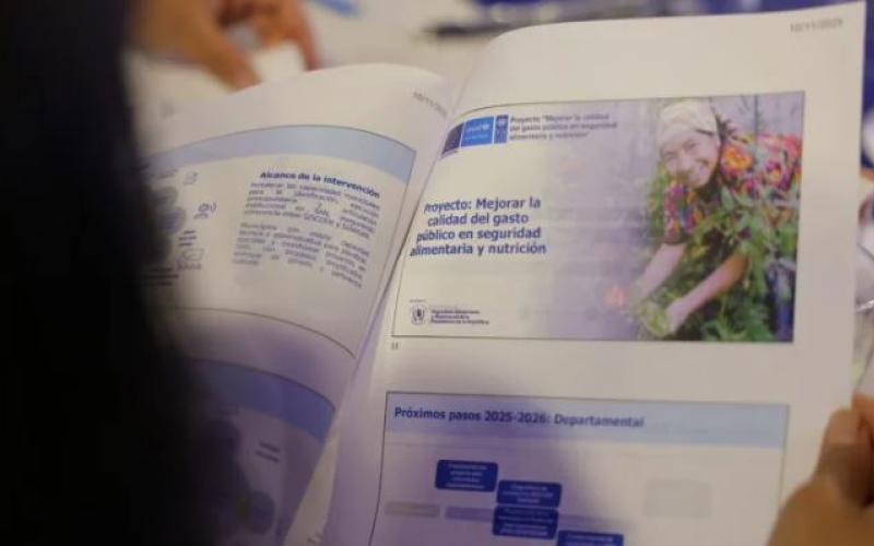 Proyecto para mejorar la calidad del gasto público en SAN llega al occidente del país