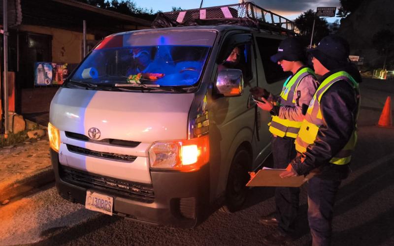 DGT realiza operativo en San Marcos para reforzar la seguridad del transporte extraurbano