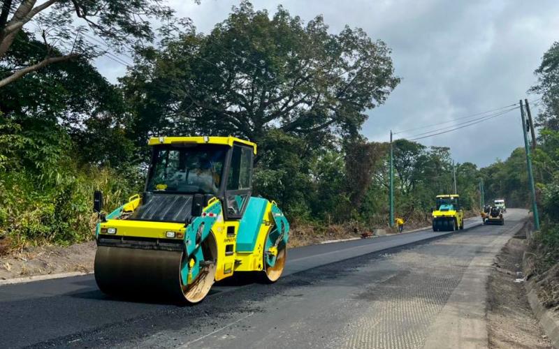 Avances en la recuperación de la ruta fronteriza hacia Anguiatú en Chiquimula