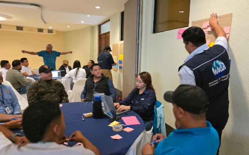Continúan en Jutiapa los talleres regionales para la construcción de la Política Nacional del Fuego 