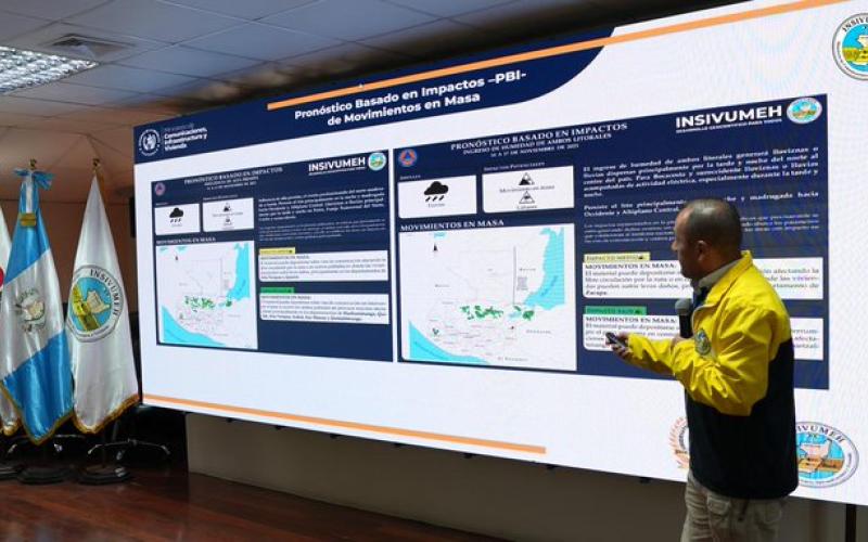 Reunión semanal en INSIVUMEH: panorámica de las condiciones climáticas y geofísicas del país