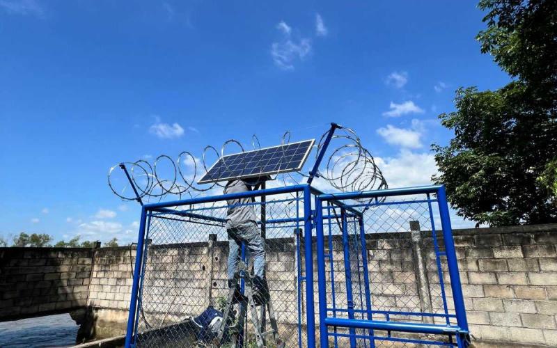 Nueva estación hidrológica refuerza la alerta temprana en San Andrés Villa Seca