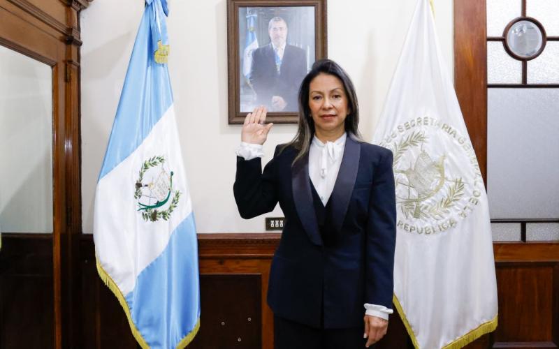 Karina García Ruano nueva Secretaria de Comunicación Social de la Presidencia 