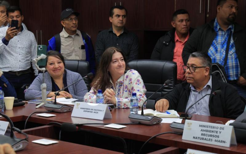 La ministra Grazioso acudió a una mesa técnica sobre avance de proyectos de Consejos de Desarrollo. 