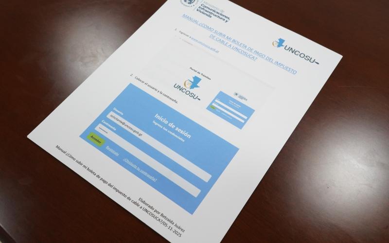 Uncosu facilita el cumplimiento tributario con instructivo digital