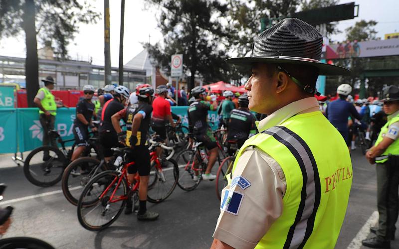 Provial garantizó seguridad vial durante la Vuelta Ciclística a Guatemala 2025