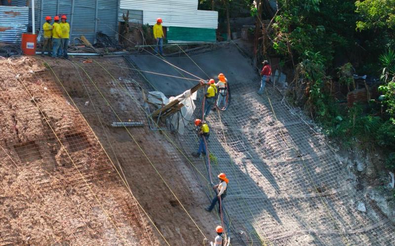 Covial ampliará la protección de taludes entre la Avenida Hincapié y Boca del Monte 