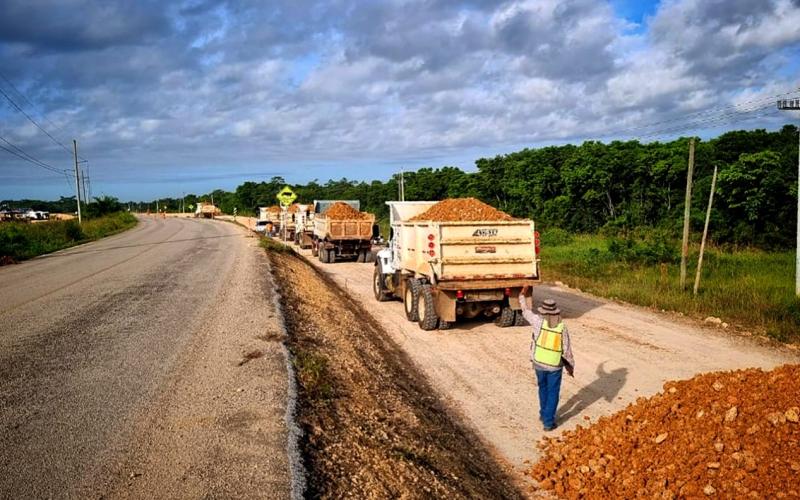 Arranca la fase previa al asfalto en el Libramiento de Sayaxché