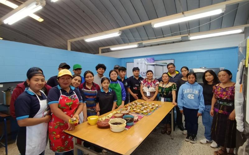 El MCD promueve en Quiché la identidad gastronómica. 