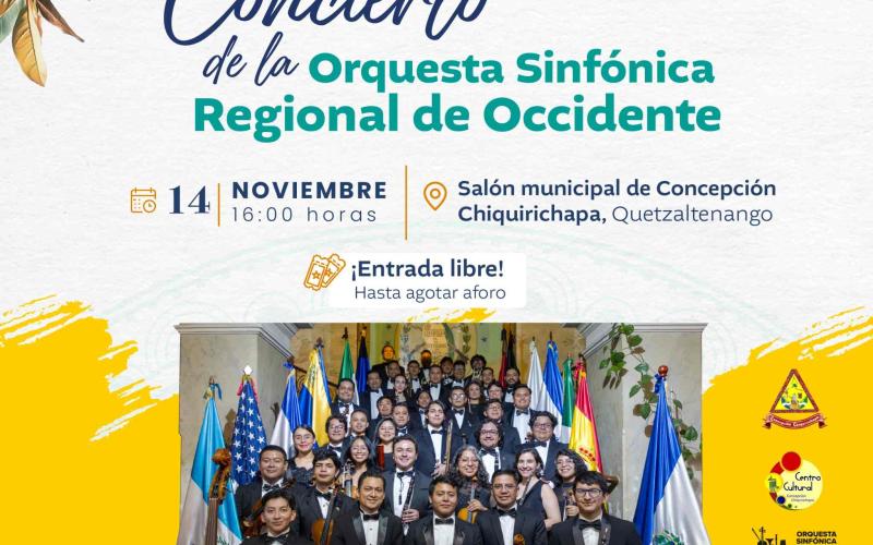  Orquesta Sinfónica Regional de Occidente en Concepción Chiquirichapa