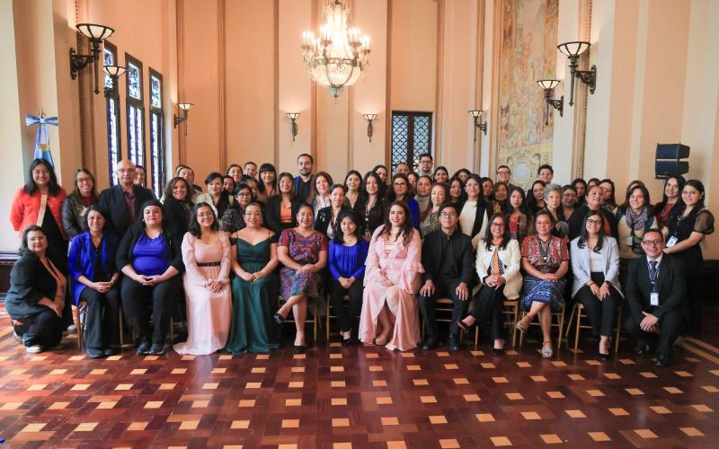 Palacio Nacional de la Cultura es sede de concierto en honor al B’elejeb’ B’atz’, Día de la Mujer Maya