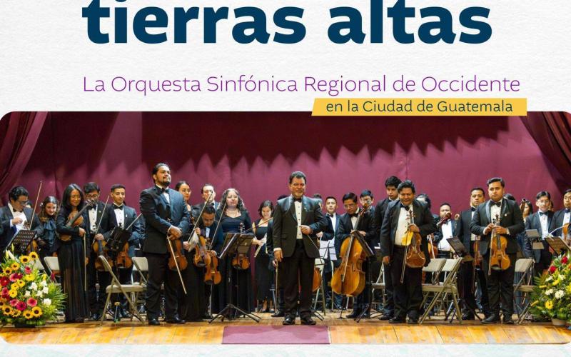 Orquesta Sinfónica Regional de Occidente en la Ciudad de Guatemala