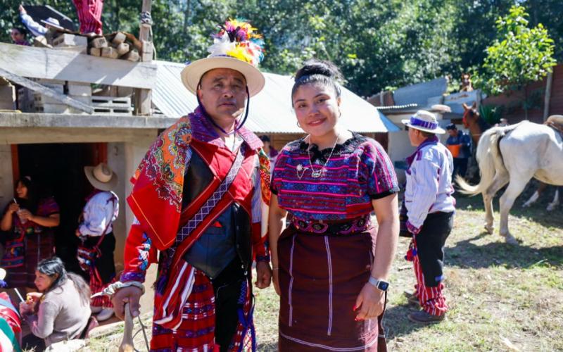 Odilia Pedro Pedro tiene 24 años y es un ejemplo en su comunidad. 