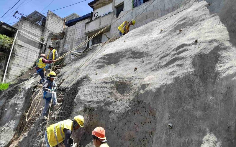 UDEVIPO avanza en cuatro proyectos de mitigación de riesgos que fortalecen la seguridad habitacional de miles de familias