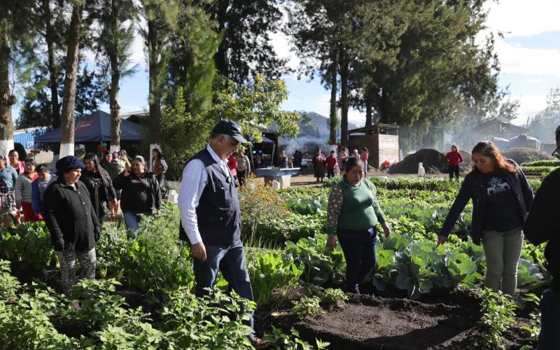 Impulsan agricultura familiar y liderazgo de mujeres rurales en Chimaltenango