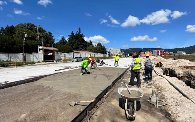 Continúan los trabajos complementarios del paso a desnivel en Quetzaltenango