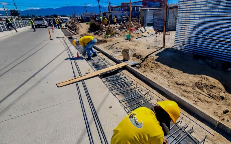 Paso a desnivel en Xela: así avanzan los trabajos de la semana 