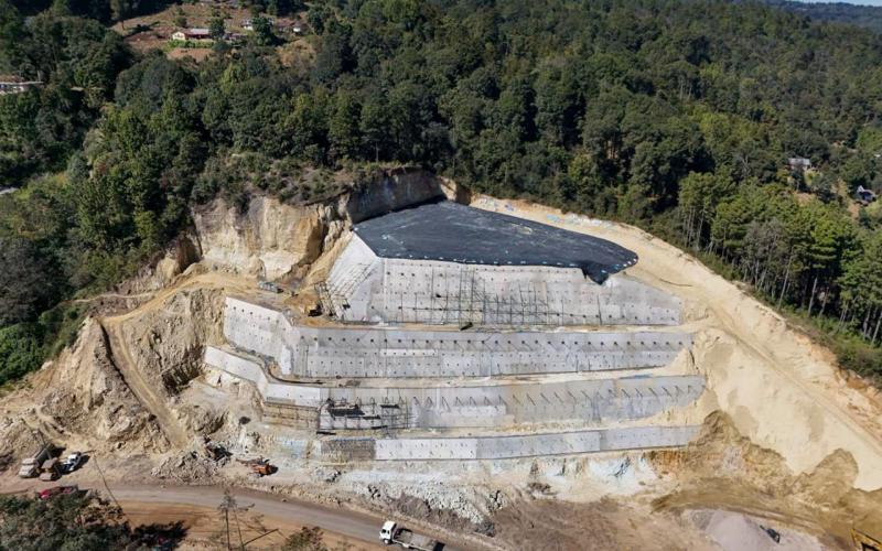 Covial avanza en la recuperación del km 208 en la ruta entre Totonicapán y Huehuetenango