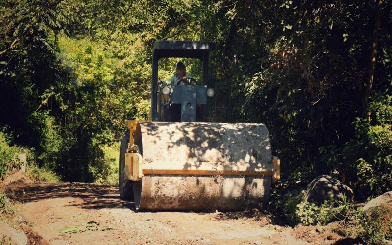 Mejoran ruta en Santa Catarina Mita en beneficio de más de 8 mil personas