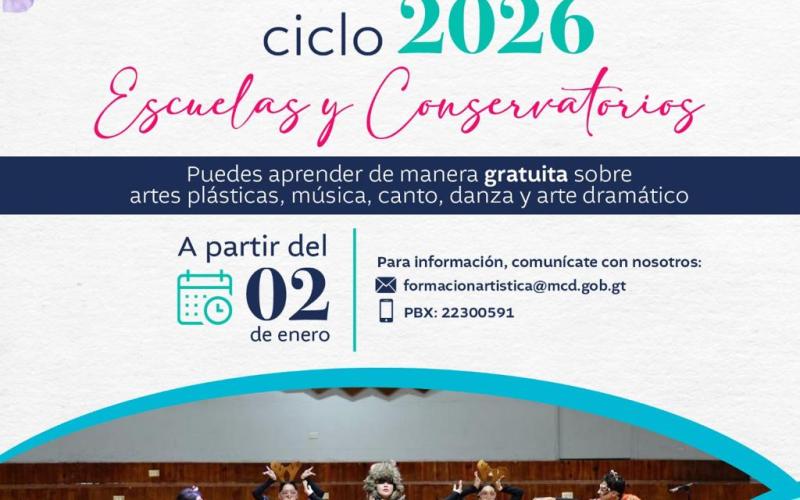 Inscripciones ciclo 2026 en Escuelas y Conservatorios