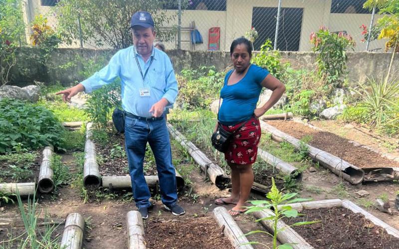 Asistencia técnica fortalece huerto comunitario liderado por mujeres