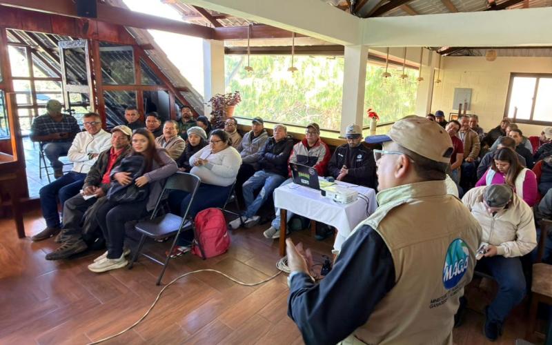 Fortalecen capacidades técnicas en San Marcos para construcción del mapa fertilidad de suelos