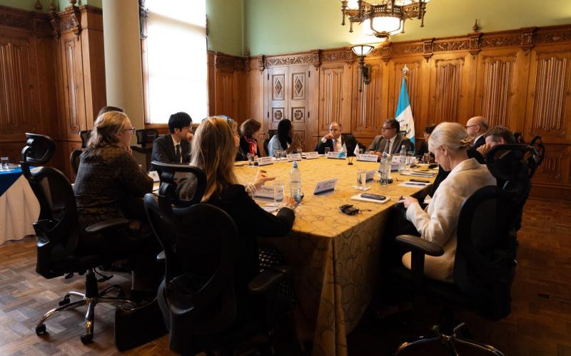 La sesión de trabajo se desarrolló en el Palacio Nacional de la Cultura.