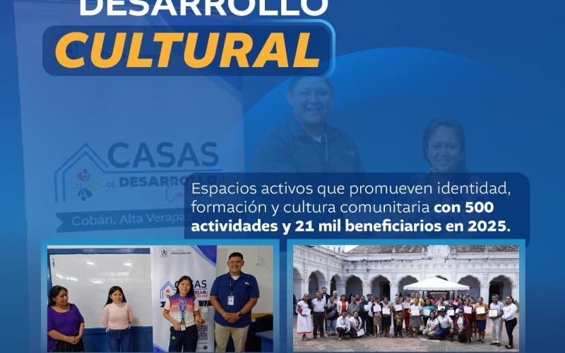 13 nuevas Casas de Desarrollo Cultural